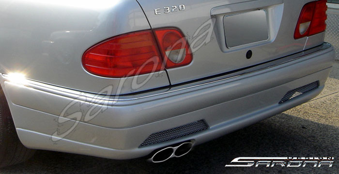 Custom Mercedes E Class  Sedan Rear Bumper (1996 - 1999) - $475.00 (Part #MB-037-RB)